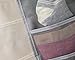 ALYER Dual-Sided Hanging Closet Mesh Pockets, Large Bra Stocking Clothes Socks Organizer(Gray)