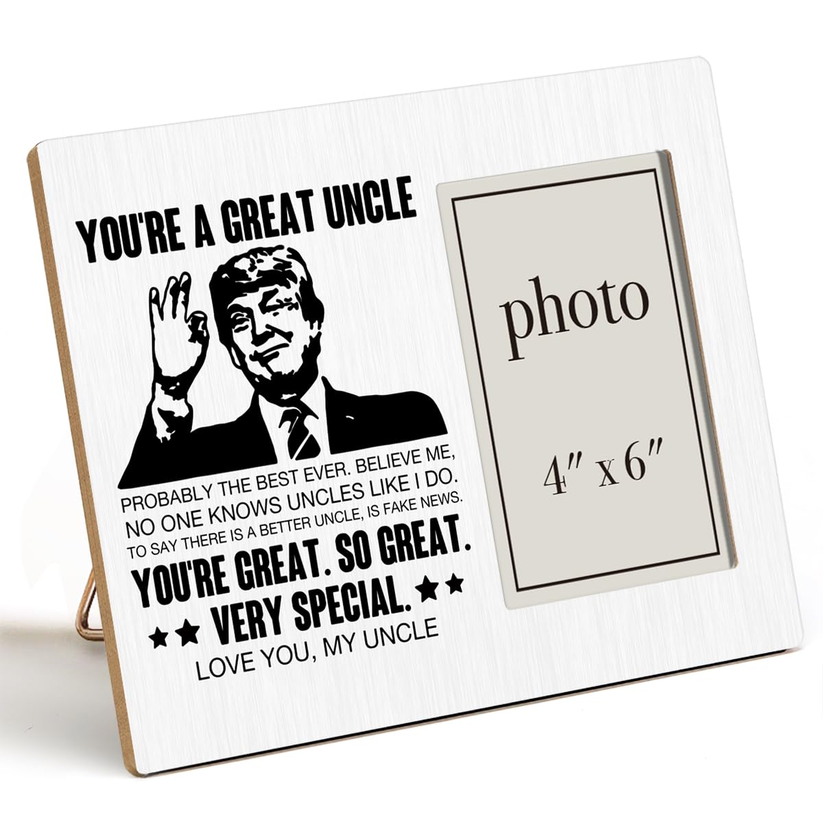 Photo 1 of ****3 PACK ***
QZJ Uncle Picture Frame Gifts from Niece Nephew, Funny Gifts for Uncle, Birthday Christmas Gifts, You're a Great Uncle Wood Picture Frame, 4 x 6 Inch Photo