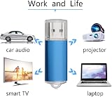 Fenglangrong 10 Pack 128MB USB 2.0 Flash Drives Bulk Pendrive Memory Stick Blue view 5