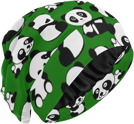Amazon Co Jp ナイトキャップ ロングヘア かわいい パンダ 緑 ヘアキャップ就寝用 お休みキャップ ルームキャップ 美髪 快眠 室内帽子 パサつき予防 抜け毛防止 おしゃれ 柔らか ねぐせ 寝癖 人気 秋冬 メンズ 枝毛防止 睡眠改善 保湿 髪の毛を保護 安眠グッズ 服