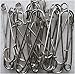 LeBeila Heavy Duty Safety Pins - Stainless Steel Safety Pins for Blankets/Skirts/Kilts/Crafts Metal Large 20pcs in Bulk (2.4 inch, Silver White)