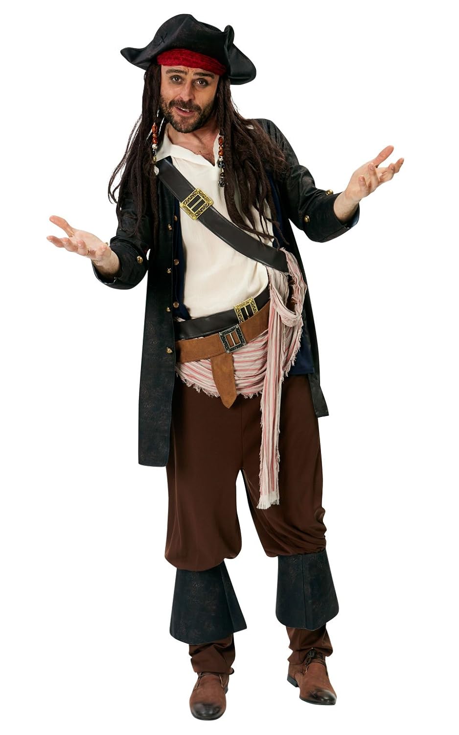 Rubie's Official Adult's Disney Jack Sparrow Costume Pirates of The
