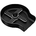 HGN Glass Rinser for Kitchen Sink Glass Cup Washer Cleaner Glass Rinser Matte Black Accessories Stainless Steel Glass Rinser for Kitchen Sinks HGN-GR-002B