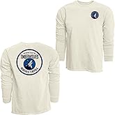 Blue 84 NBA Unisex-Adult NBA Officially Licensed Long Sleeve T-Shirt Ringspun Front/Back Ivory