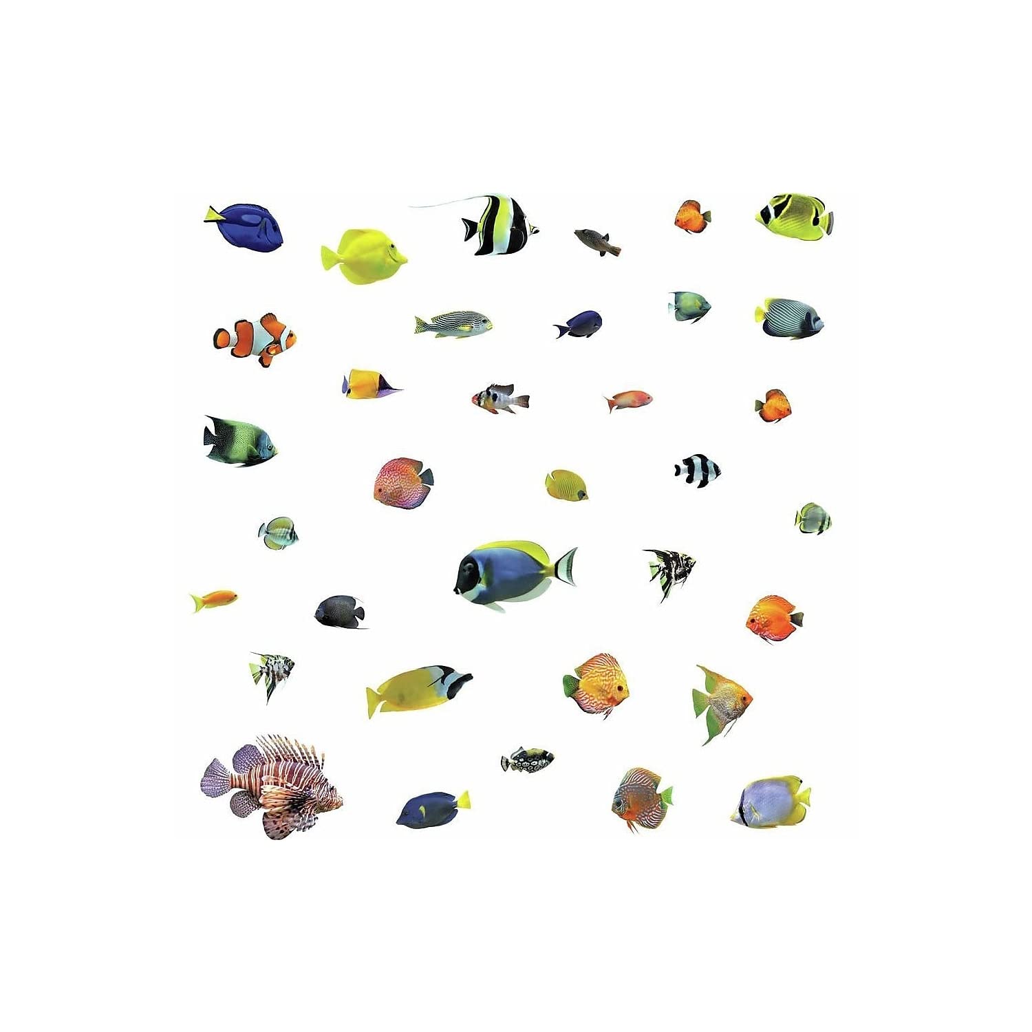 RoomMates Tropical Fish Peel and Stick Wall Decals