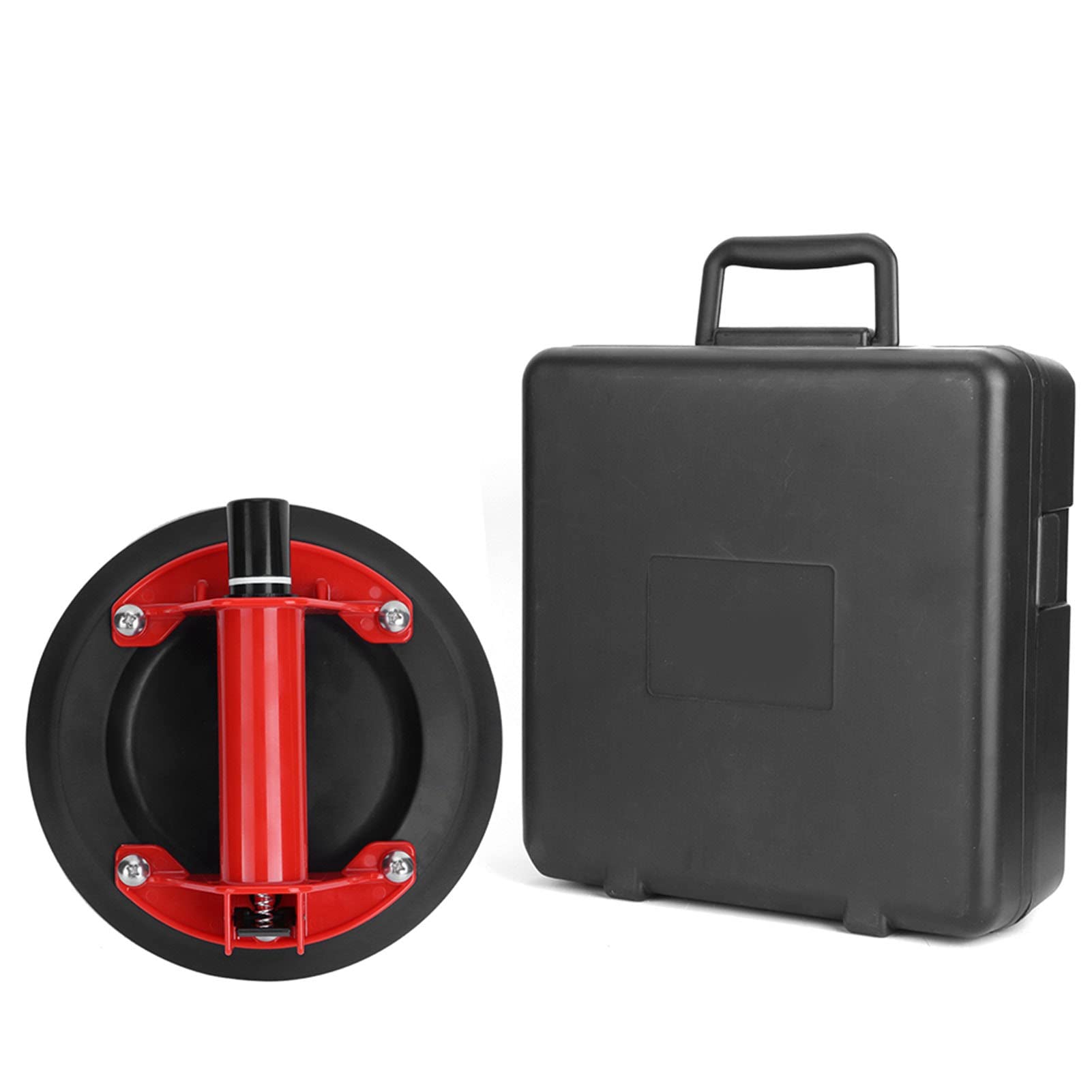 FTVOGUE 8 inches Vacuum Hand Pump Type Suction Cup Single Jaw Glass Sucker Pad Power Grip Puller Manual Lifter