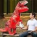 T-Rex Originals T-Rex Costume Inflatable Dinosaur Suit Halloween Adult Inflatable Costume (Red) 