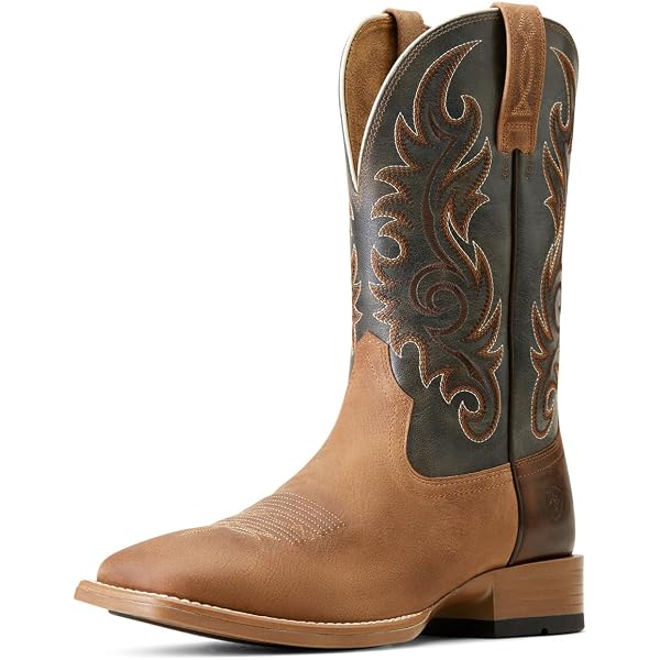 Botas ARIAT Harness Patriot Ultra Para Hombre | Cuero Completo Y Bordado Bandera USA