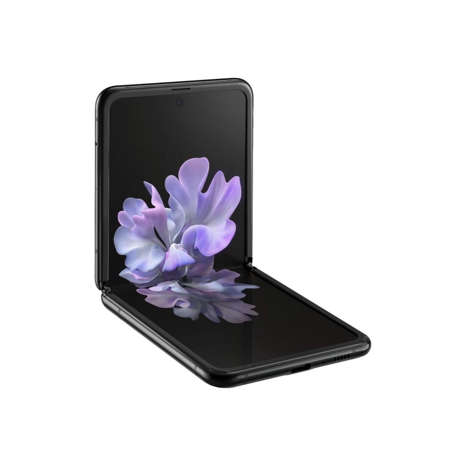 Samsung Galaxy Z Flip SM-F700F/DS Dual-SIM 256GB (GSM Only | No CDMA) Factory Unlocked Android 4G/LTE Smartphone - International Version (Mirror Black)
