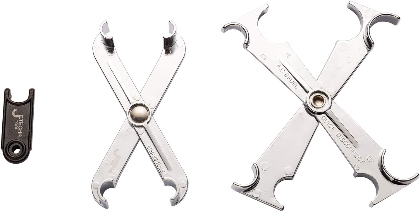 Jetech 3pc Quick Disconnect Tool Kit for Automotive - For Fuel, Transmission and Air Conditioning Lines - Includes Fuel Line Disconnect Scissor and Fuel Line Disconnect Tool: Home Improvement