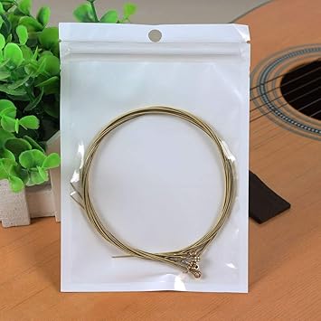 Comilante Durable Nickel Plated Steel Guitar Strings Rainbow Colorful Guitar Strings for Acoustic Folk Guitar Classic Guitar