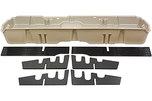 DU HA DU-HA Under Seat Storage Fits 07-13 Chevrolet/GMC Silverado/Sierra Light Duty & 07-14 Heavy Duty Crew Cab, Tan, Part #10044