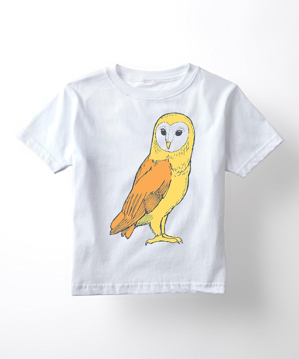 Amazon Com Barn Owl Head Turned Toddler Short Sleeve Tee Shirt