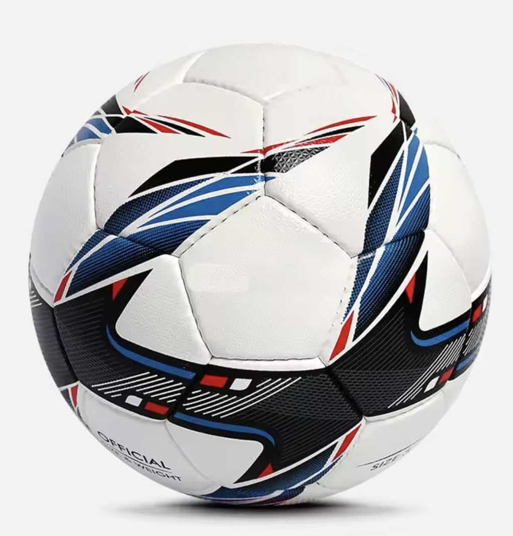 KMZ Kids Football: Soft, Safe, and Stylish Size 5 Soccer Ball for Boys' Football Training, Indoor Play, and Outdoor Fun!
