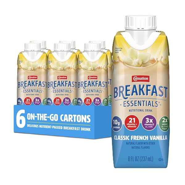 CARNATION BREAKFAST ESSENTIALS READY-TO-DRINK, CLASSIC FRENCH VANILLA, 8...