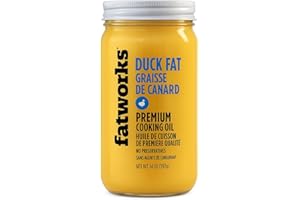 Fat Works Cage-Free Duck Fat – Premium Rendered Cooking Fat (397 g / 14 oz)