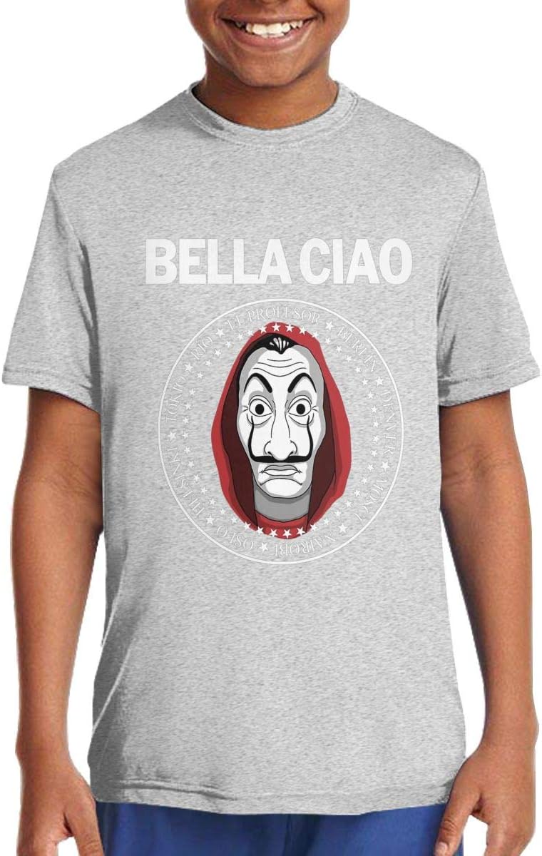 Casa De Papel Money Heist Bella Ciao Adolescent Leisure Teen T-Shirt Tshirts