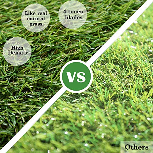 XuSha Artificial Grass Turf Pet Pad 6.5'x13' Synthetic Realistic Fake Grass Turf Mat for