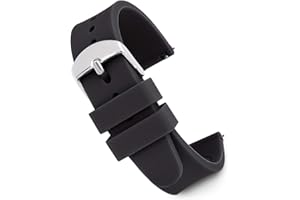 Speidel Replacement Scrub Silicone Watchband for Nurses, Doctors, Students in 18mm, 20mm, 22mm, 24mm