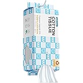 Winner Soft Face Towels, Upgraded Thicker 100% USDA Biobased Facial Towels with Hangable Design, Unscented and Gentle on Sensitive Skin, Disposable Facial Towelettes (80 Count, Pack of 1)