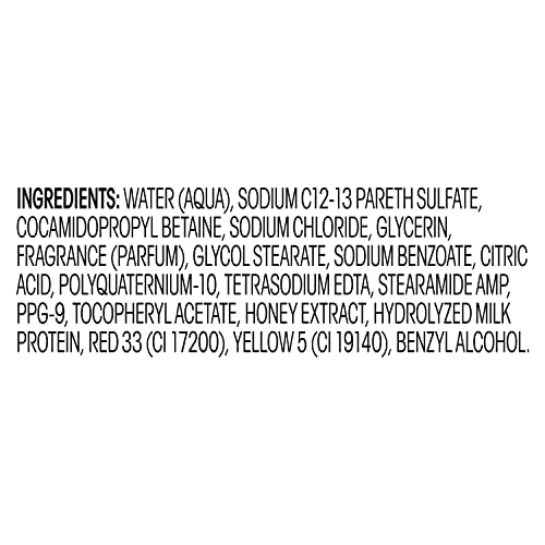 SUAVE ESSENTIALS GENTLE BODY WASH, WITH A SWEET OIL BLEND ESSENCE, MILK & HONEY INFUSED WITH VITAMIN E & HONEY EXTRACT 18 OZ