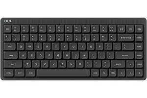 NuPhy Node75 Wireless Mechanical Keyboard, 75% Hot Swappable Custom Low Profile Keyboard, 84 Keys Computer Gaming Keyboards, 