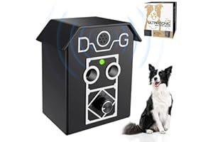 bubbacare Anti Barking Device, Dog Barking Control Devices with 3 Adjustable Level Up to 50 Ft, Dog Barking Deterrents with 20KHZ Ultrasonic Safe for Dogs and Humans