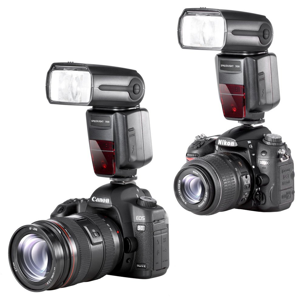 no brand Cámara TTL HSS Speedlite Flash Esclavo para Cámaras ...