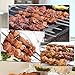 Kabob Skewers(Set of 20), 14'' Shish Kebab Skewers 304 Stainless Steel BBQ Barbecue Skewers Flat Metal Grilling Skewers, Reusable BBQ Sticks with Portable Storage Tube