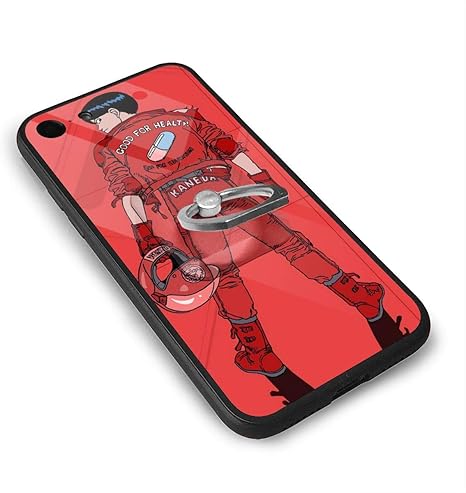 Amazon Co Jp Akira Iphone 7 8 携帯ケース スマホケース 背面ガラスカバー 携帯カバー Tpuガラス 耐衝撃傷防止 全面保護 黄変防止 ホーム キッチン