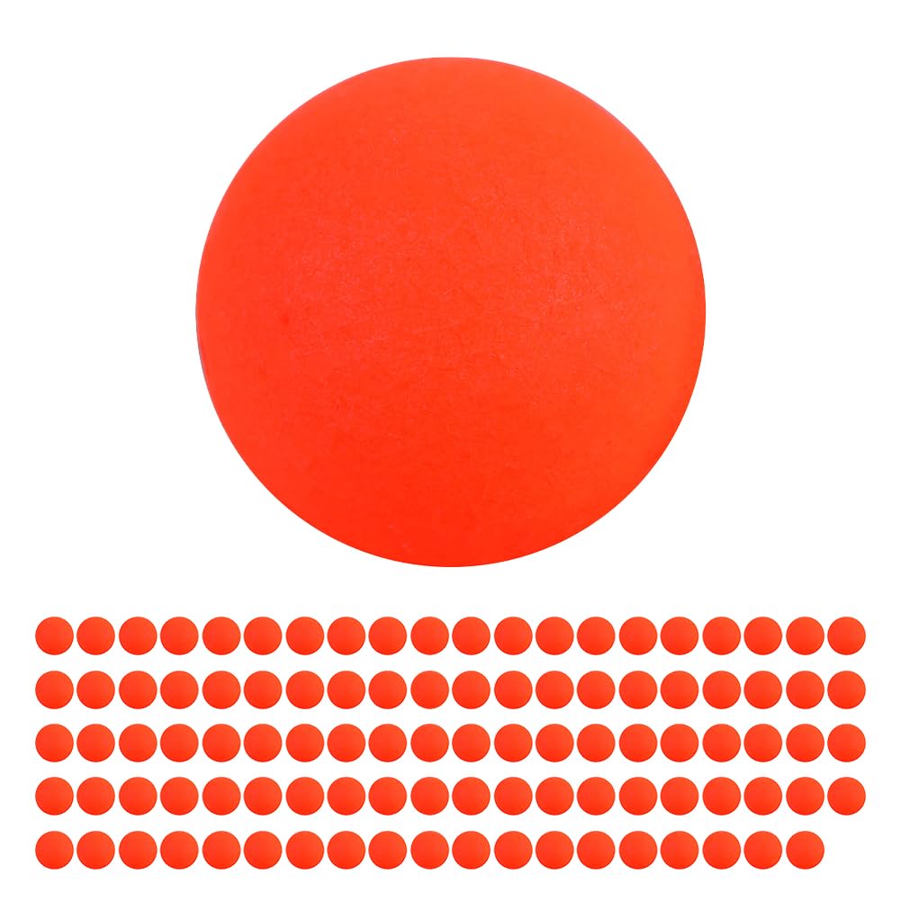 Joyzan Float Foam Fishing Balls, 100pcs Buoyancy Ball Fly Lure Bait EPS Floats Strike Indicator Buoy Bobbers Drift Beads Tackle Accessory Ultra Light Circular Globular Outdoor Angling Supplies Red