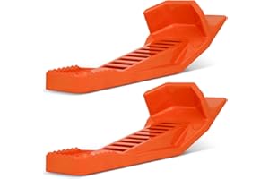 IMPRESA Pack of 2 Drywall Lift Kicker Multi-Tool - Orange, Aluminum XL Foot Lever, Drywall Foot Pedal - Built-In Rasp for Smo