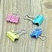 Sandistore 60x Colorful Metal Paper File Ticket Binder Clips 15mm Office School Supply Clip (60x)