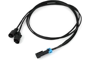 HIRABBIT Gen 3 LS Knock Sensor Extension Relocation Harness Fit for LS1 LS6 LQ4 LQ9 LM7 L59 LR4 L33 LS2 Conversion Adapter (4