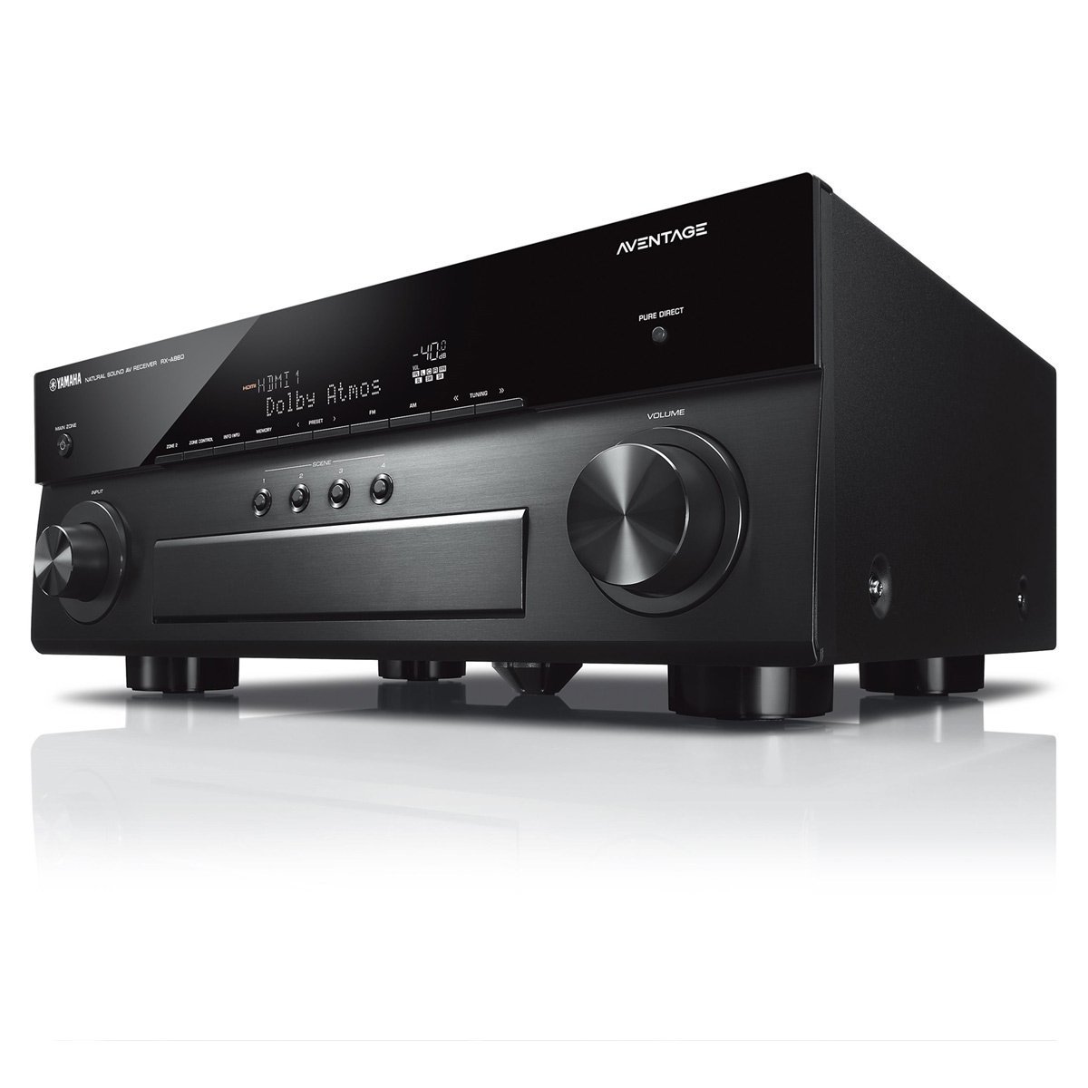 YAMAHA AVENTAGE RX-A880 7.2-ch 4K Ultra HD AV Receiver with HDR, Dolby Vision, Dolby Atmos, Wi-Fi, Phono, YPAO and MusicCast. Works with Alexa.