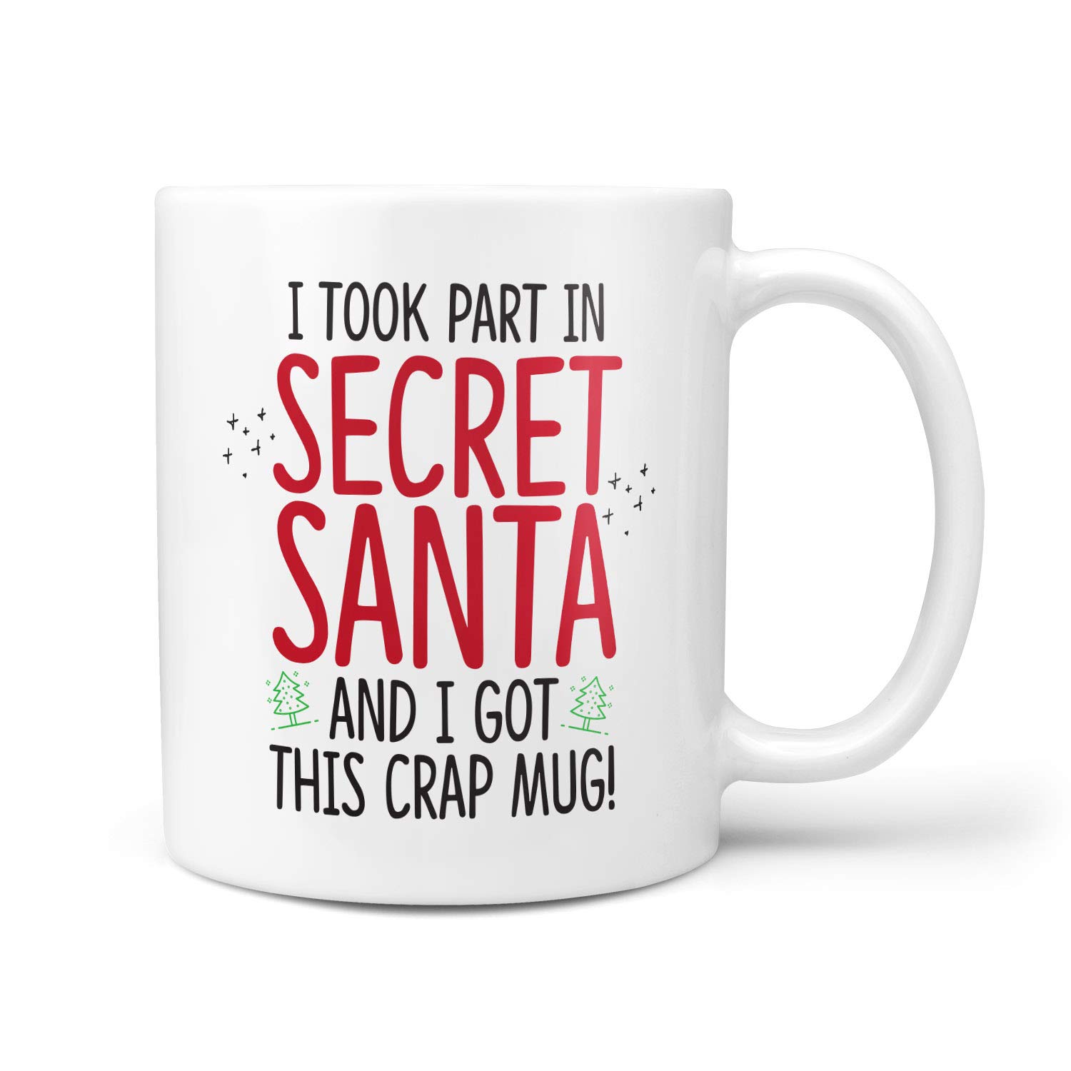 TeHe Gifts Secret Santa Gift Idea for Work Christmas Gifting Office Family Xmas Funny LOL Gifts Tea Coffee Mug