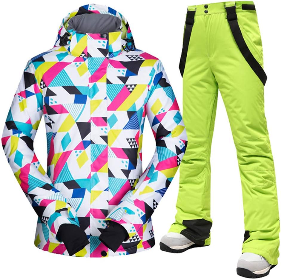 Amazon.com: Ski Suit LLJ Winter, Ladies Padded, Veneer Double Board Outdoor Windproof Cold 