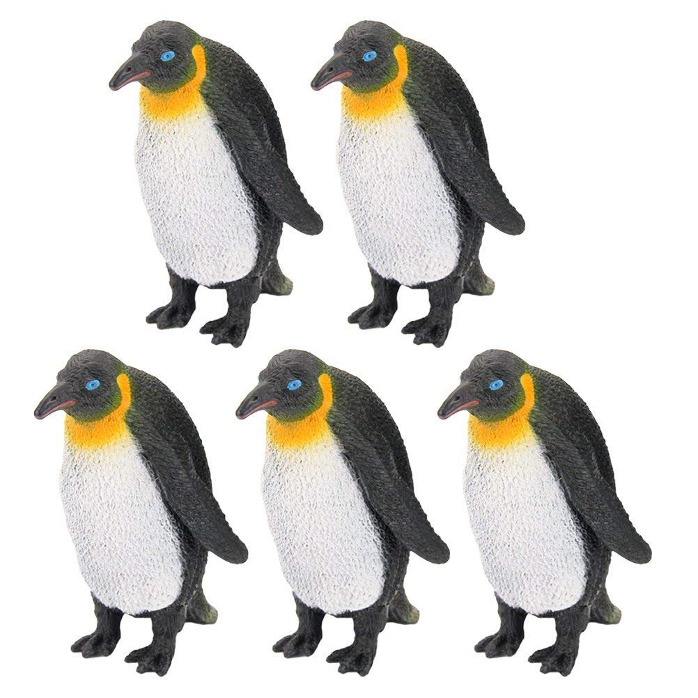 ついに再販開始 ポリマー ペンギンコレクション B07jcp79sg 5個 キッズ用 プラスチックオーシャンアニマルペンギンフィギュアモデル 屋内遊具 Www Tel Inf Br