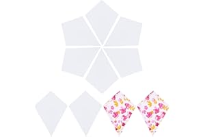 arricraft 200 Pcs Trapezoid Paper Quilting Templates, Handmade English Paper Piecing Trapezoid Patchwork Template for DIY Patchwork Sewing Crafts