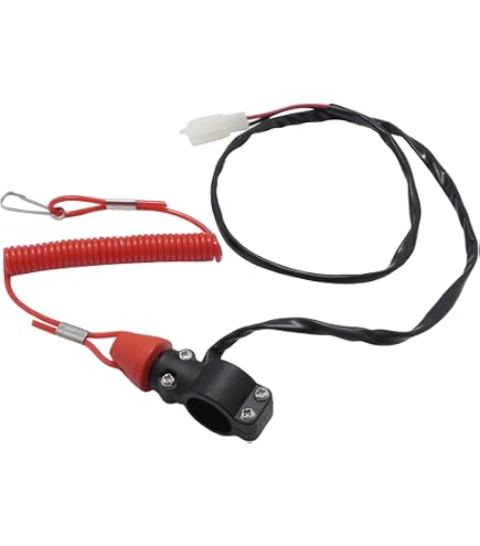 Cordon De Sécurité Pour Moteur Hors-bord – Flottant, Compatible Mercury, Suzuki, Honda, Tohatsu – Interrupteur D’arrêt Rapide, Extensible Jusqu’à 122 Cm