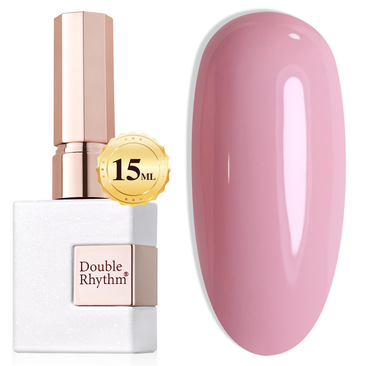 Double Rhythm 15Ml Pink Gel Polish Light Pastel
