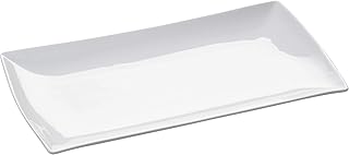 Maxwell & Williams East meets West Servierplatte, Porzellan, Weiß, 30,5x17x2,5