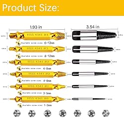 12Pcs Damaged Screw Extractor - Remover for