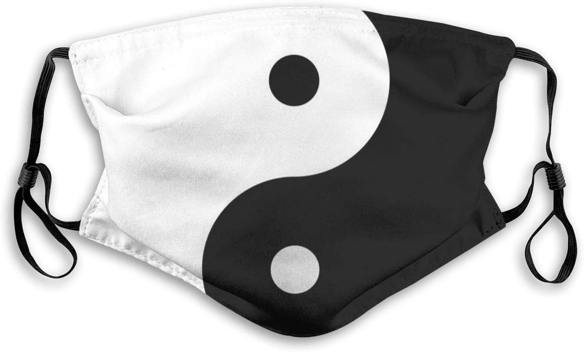 Unisex Yin and Yang Dust with Filter Mouth Anti Pollution Adjustable Anti, Washable