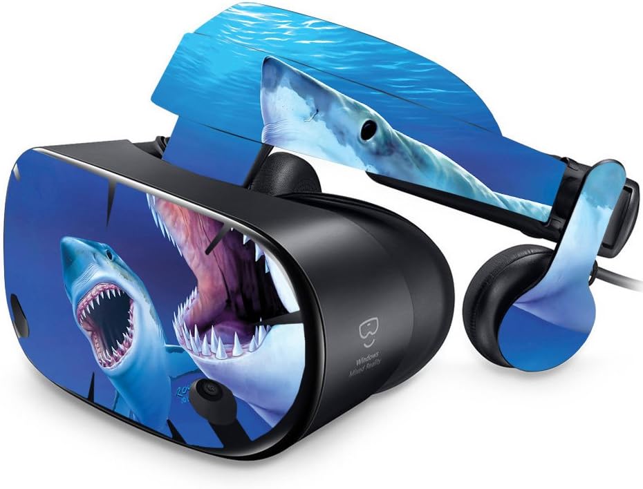 MightySkins Skin Compatible with Samsung Odyssey VR - Great Whites | Protective, Durable, and Unique Vinyl Decal wrap Cover | Easy to Apply, Remove, and Change Styles | Made in The USA