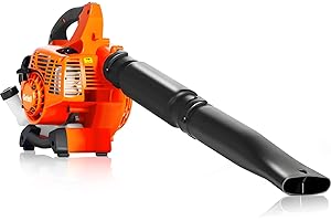 Getell Handheld Gas Leaf Blower - 26 cc 2-Cycle Engine, 380 CFM, Lightweight, User-Friendly Blower for Lawn Care, Fall Cleanup, and Year-Round Use (260 FHS)