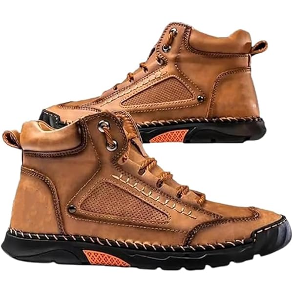 Amazon.com | Sawbehind Mens Boots, Sawbehind Leather Boots  display picture 3