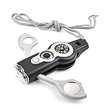 7 in 1 Multi-Function Compass, Outdoor Survival