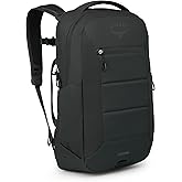 Osprey Ozone Laptop Backpack with Ventilated AirScape™ Backpanel - Lightweight Travel Backpack with 16” Laptop Sleeve - Carry-On Compatible Travel Bag for Men and Women, Black