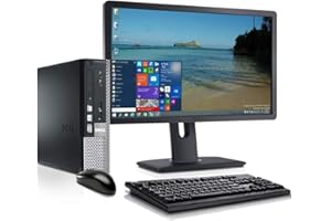 DELL Desktop Computer Package with 22 inches Monitor, Intel Core 2 Duo 3.0G, 8G DDR3, 120G SSD, VGA, DP, Windows 10, 64 bit-M